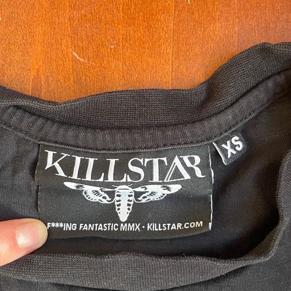 Killstar Sad Goth Muscle Tee - Picture 2 of 3